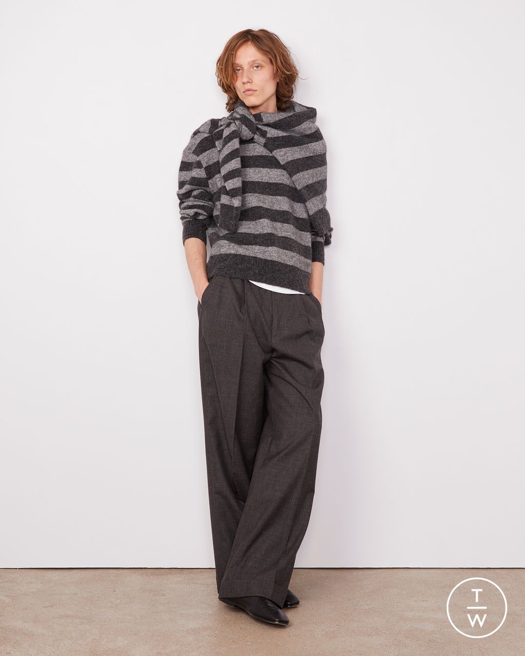 Fashion Week Paris Resort 2026 look 7 from the Officine Générale collection menswear