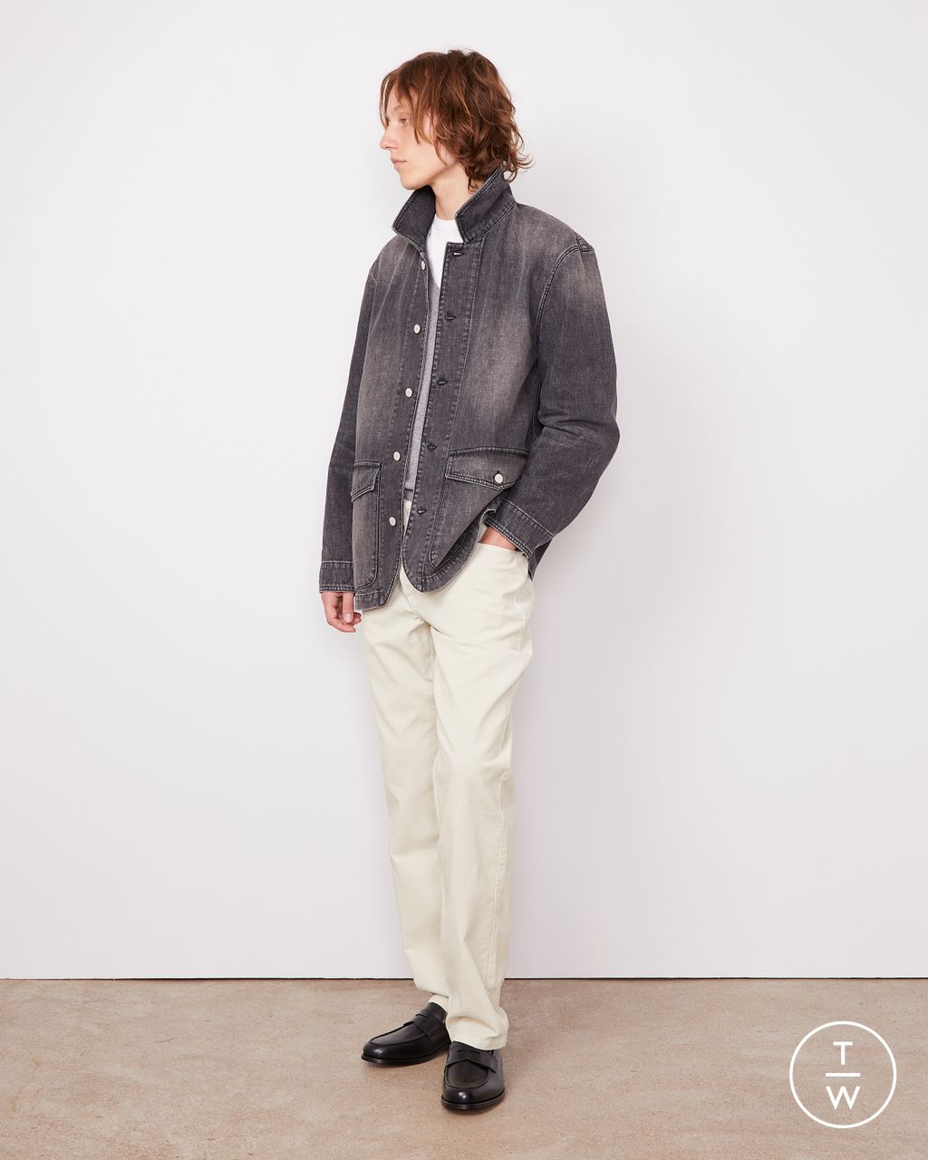 Fashion Week Paris Resort 2026 look 13 from the Officine Générale collection menswear