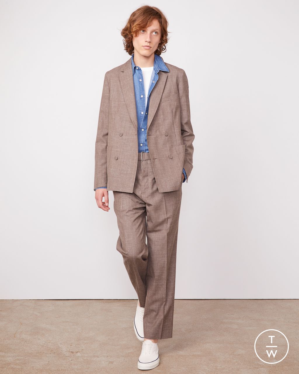 Fashion Week Paris Resort 2026 look 18 de la collection Officine Générale menswear