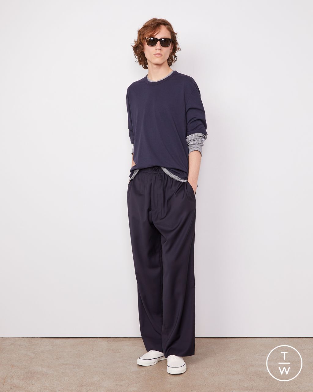 Fashion Week Paris Resort 2026 look 21 de la collection Officine Générale menswear