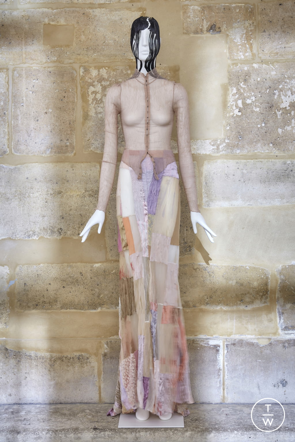 Fashion Week Paris Spring/Summer 2022 look 13 from the Olivier Theyskens collection womenswear