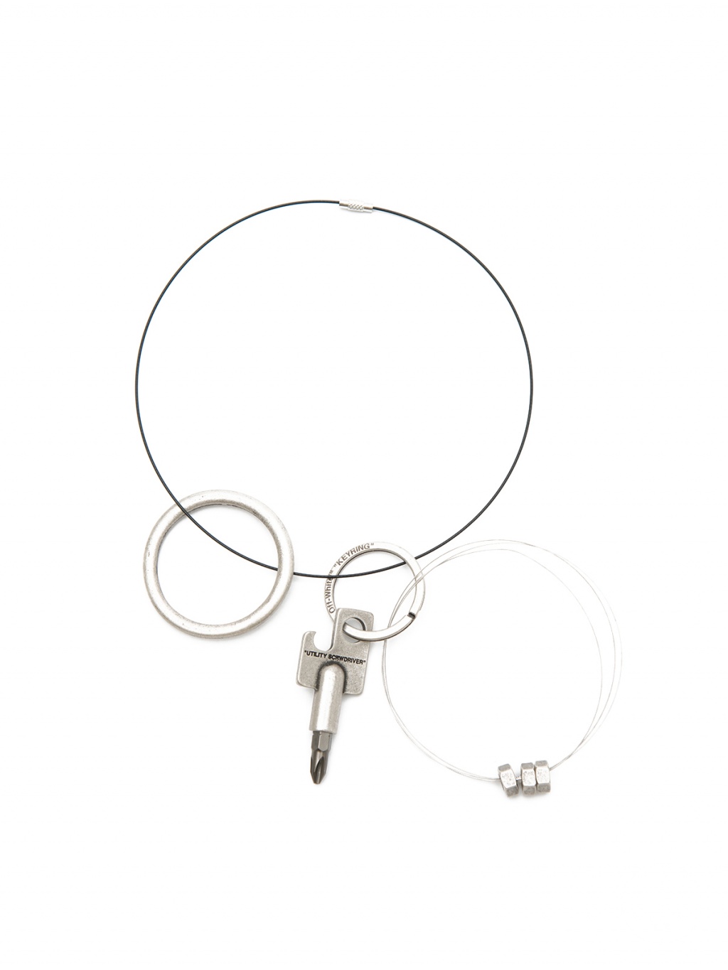 Fashion Week Paris Spring/Summer 2019 look 126 from the Off-White collection menswear accessories