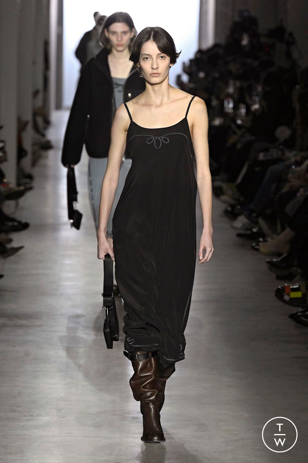 Fashion Week Milan Fall/Winter 2025 look 6 from the Onitsuka Tiger collection womenswear