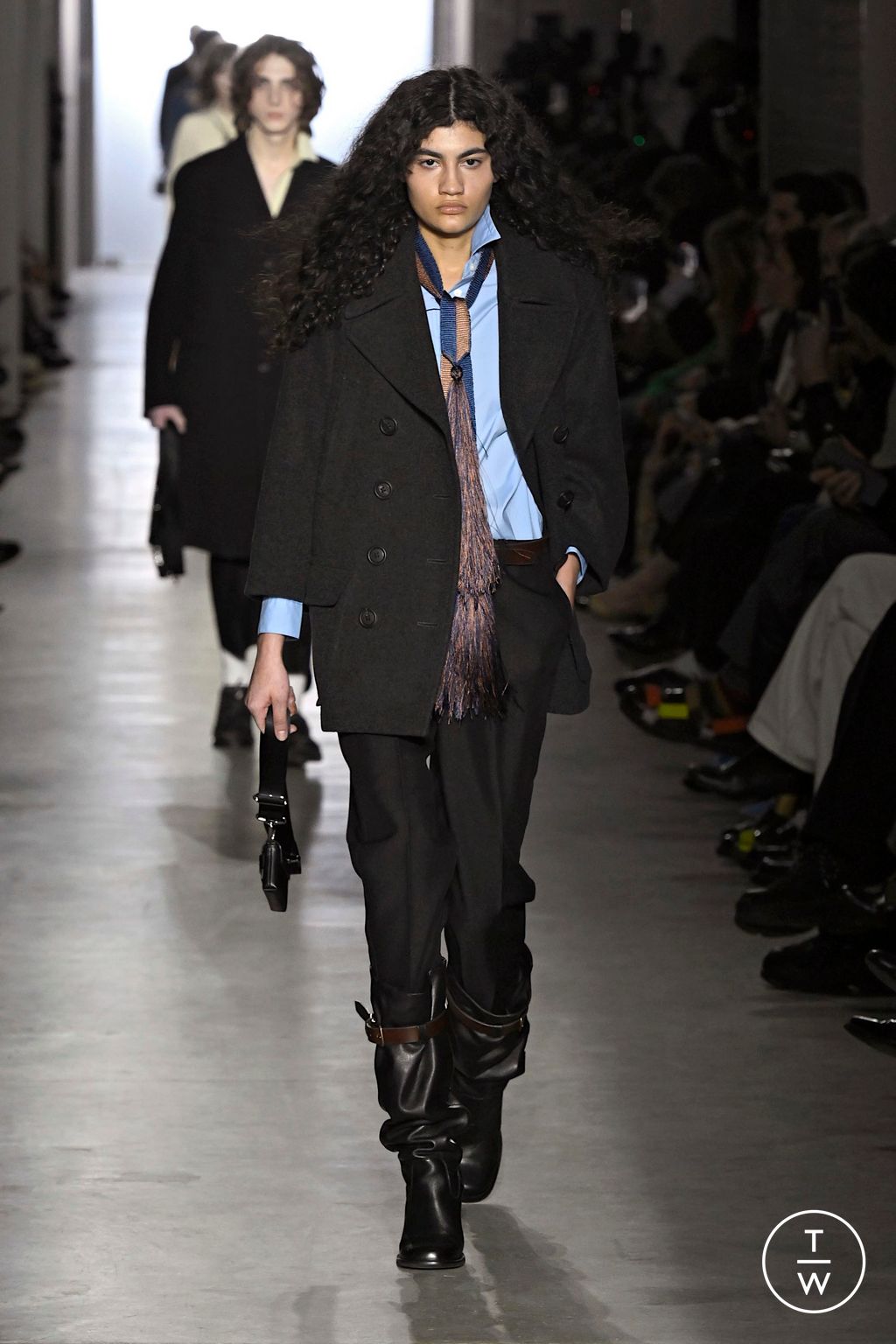 Fashion Week Milan Fall/Winter 2025 look 20 from the Onitsuka Tiger collection womenswear