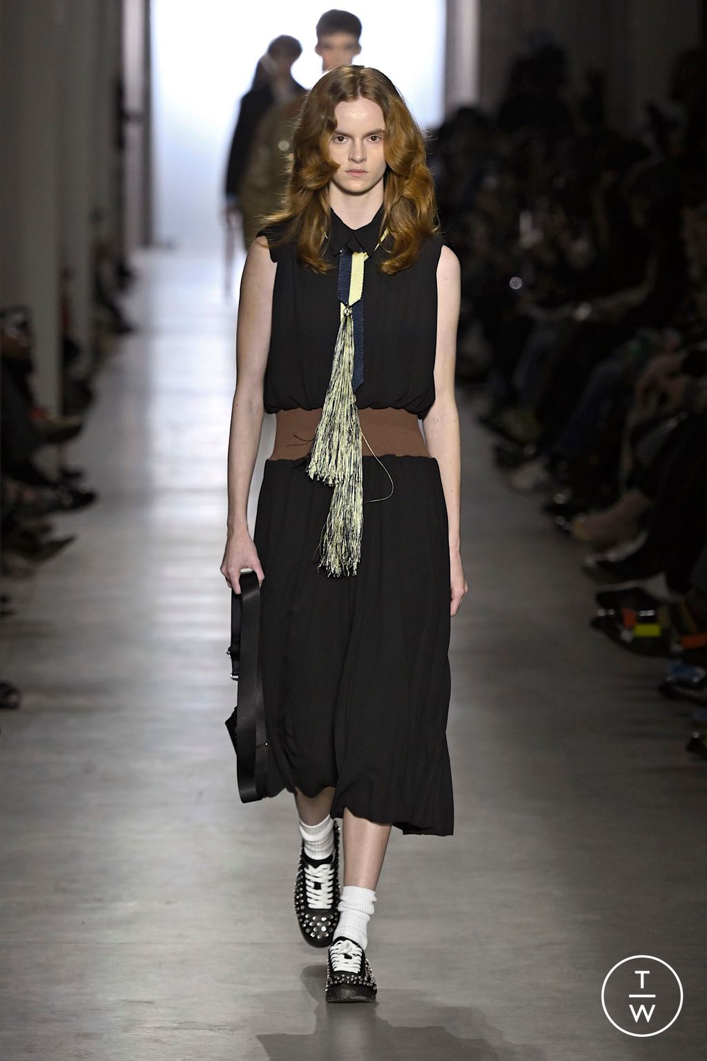 Fashion Week Milan Fall/Winter 2025 look 43 from the Onitsuka Tiger collection womenswear