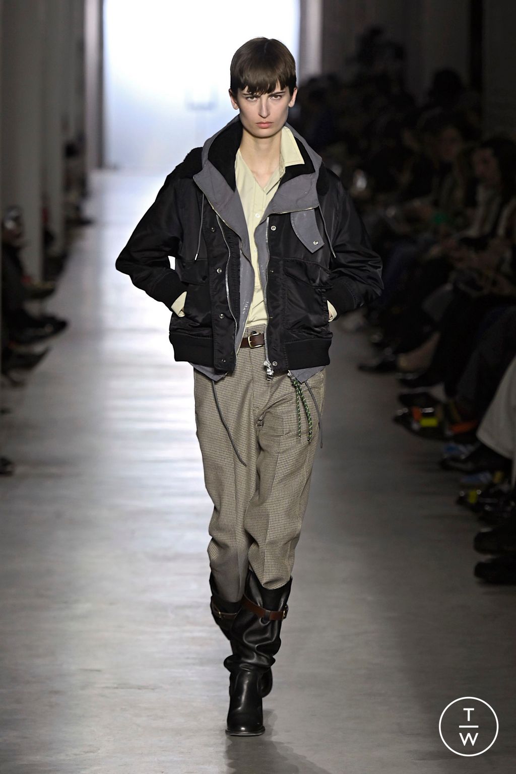 Fashion Week Milan Fall/Winter 2025 look 49 from the Onitsuka Tiger collection womenswear