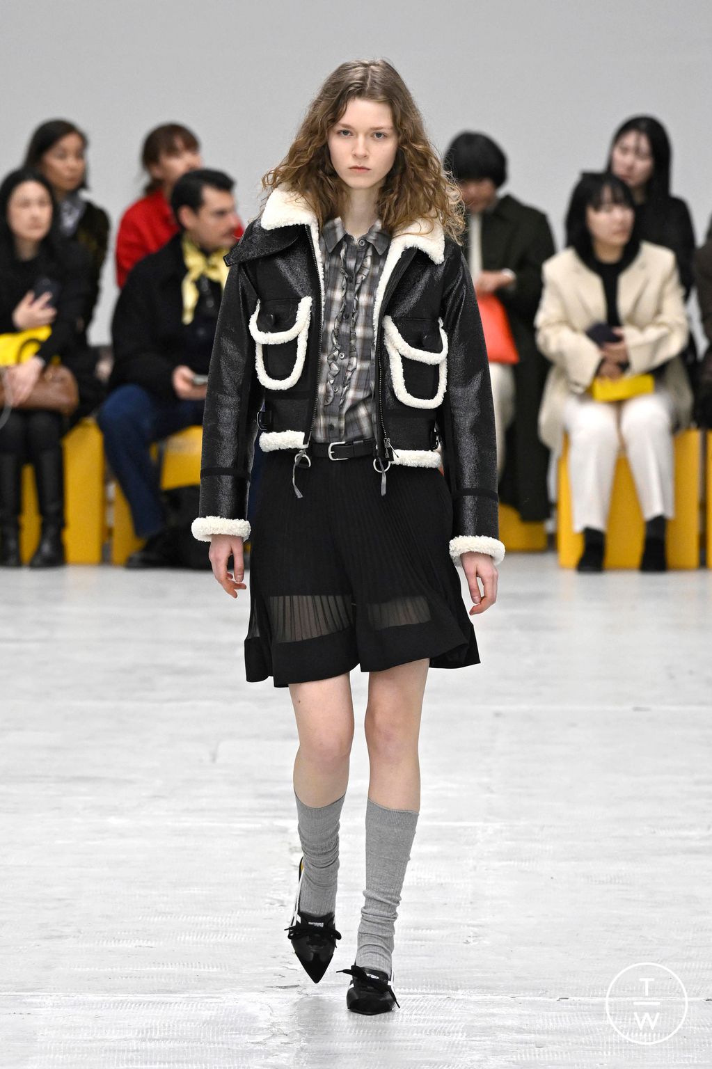 Fashion Week Milan Fall/Winter 2026 look 39 from the Onitsuka Tiger collection womenswear