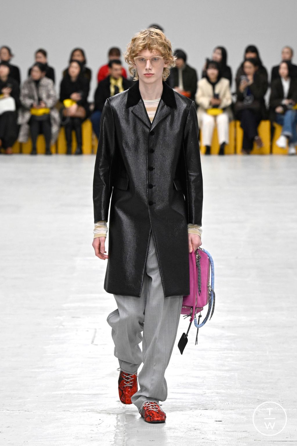 Fashion Week Milan Fall/Winter 2026 look 48 from the Onitsuka Tiger collection womenswear