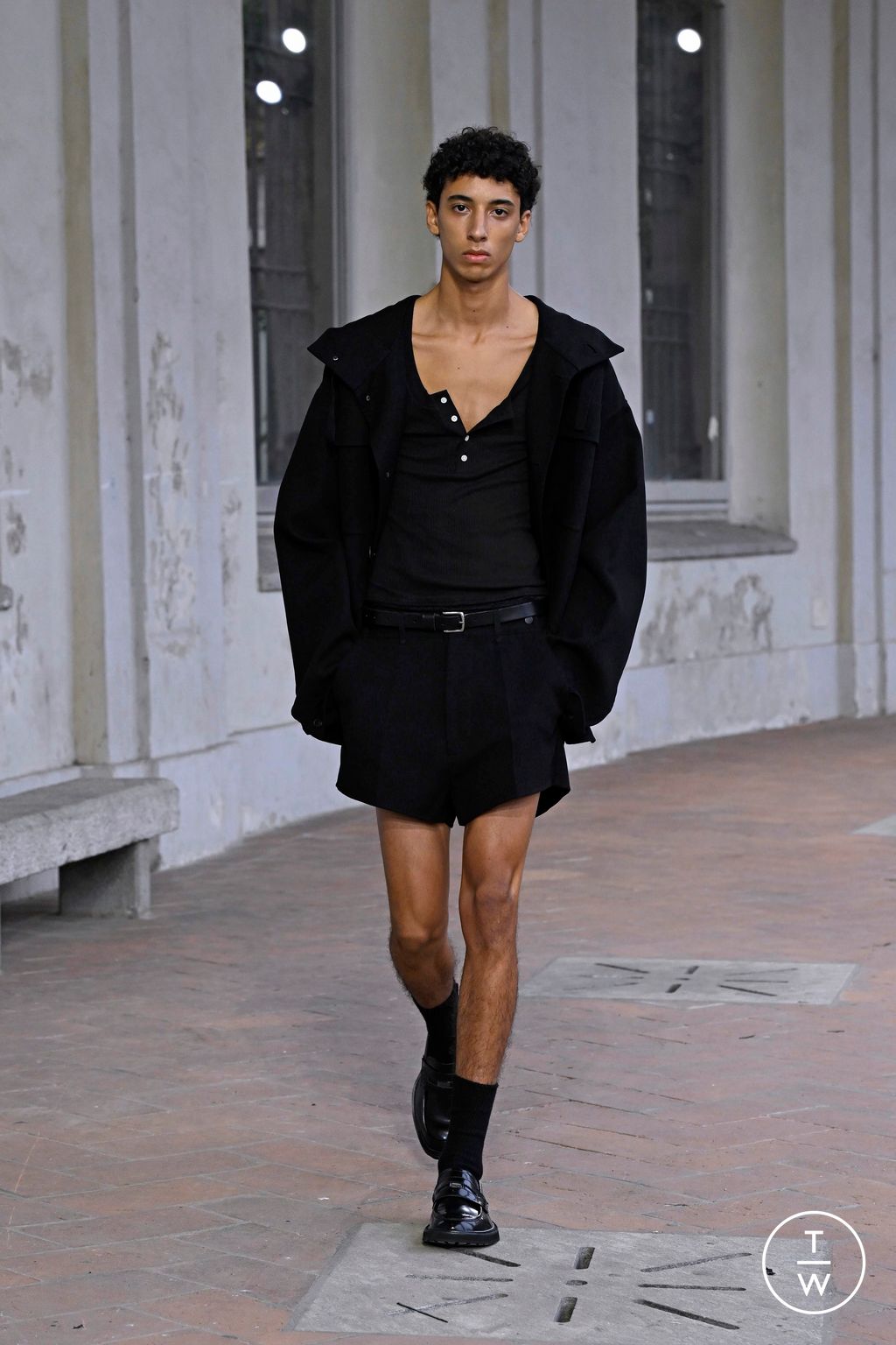 Fashion Week Milan Spring/Summer 2025 look 43 from the Onitsuka Tiger collection womenswear