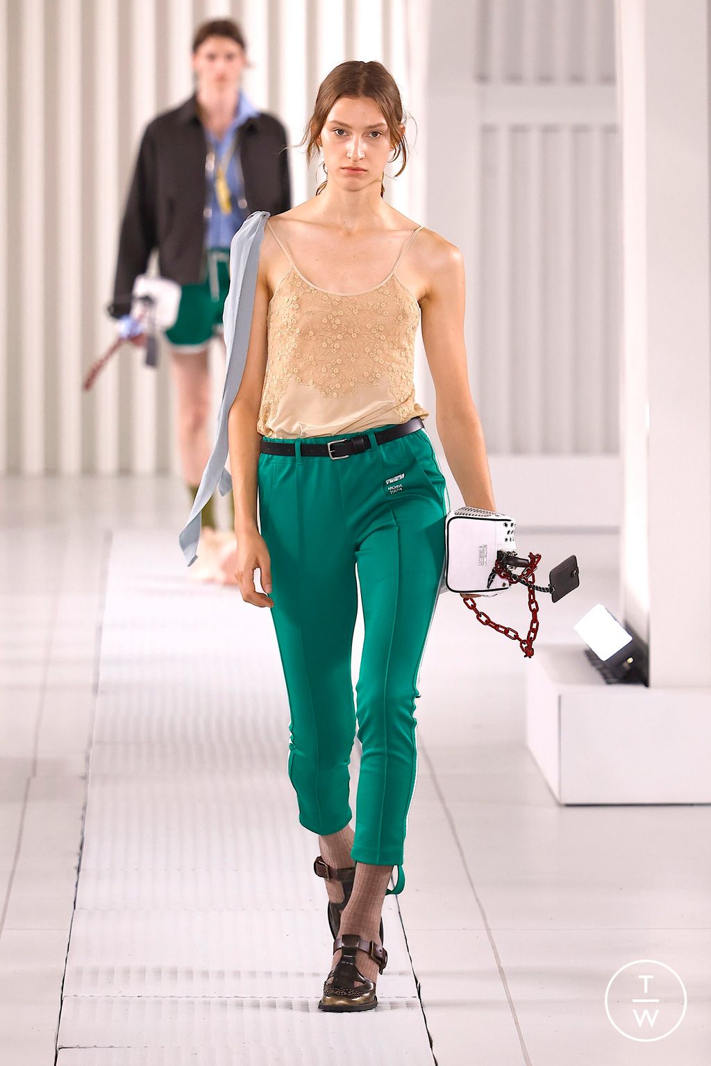 Fashion Week Milan Spring/Summer 2026 look 6 from the Onitsuka Tiger collection womenswear