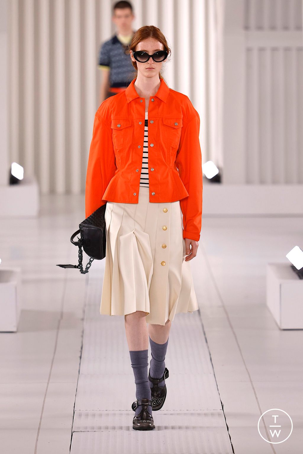 Fashion Week Milan Spring/Summer 2026 look 17 from the Onitsuka Tiger collection womenswear