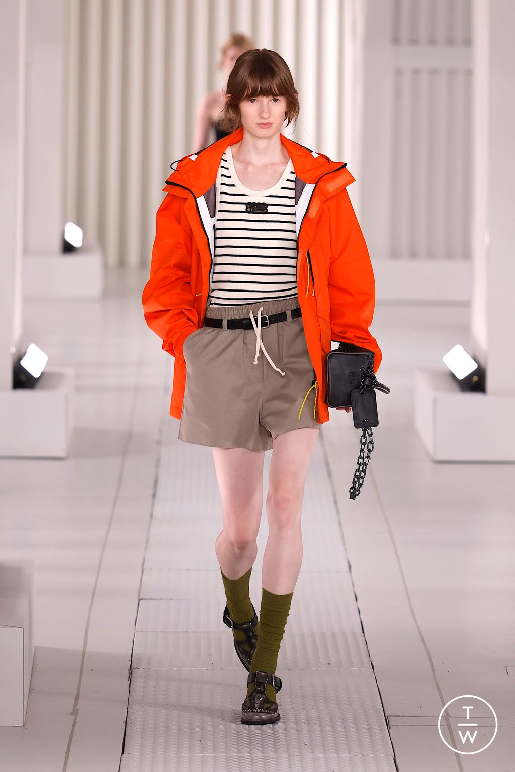 Fashion Week Milan Spring/Summer 2026 look 19 from the Onitsuka Tiger collection womenswear