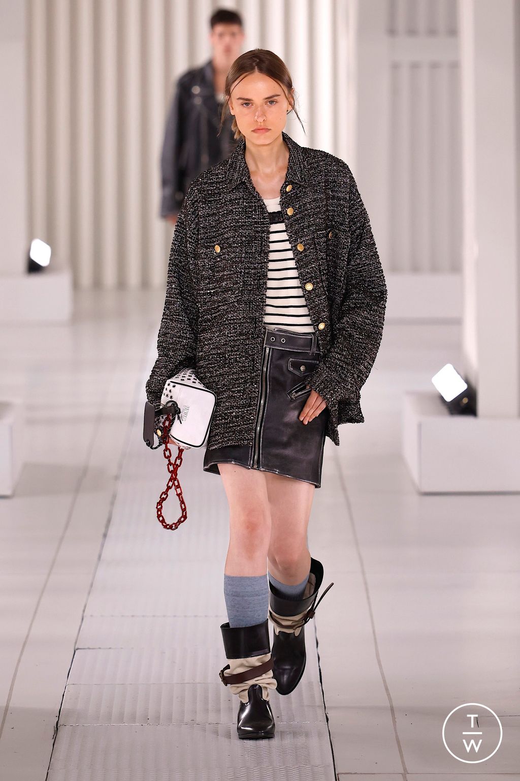 Fashion Week Milan Spring/Summer 2026 look 26 from the Onitsuka Tiger collection womenswear