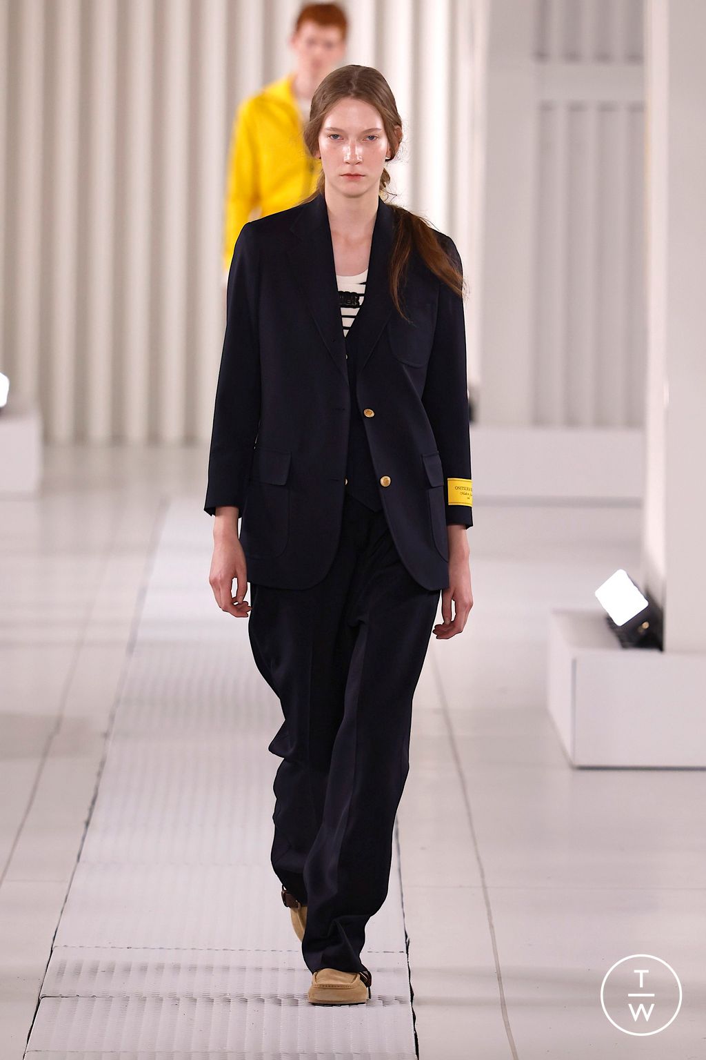 Fashion Week Milan Spring/Summer 2026 look 28 from the Onitsuka Tiger collection womenswear