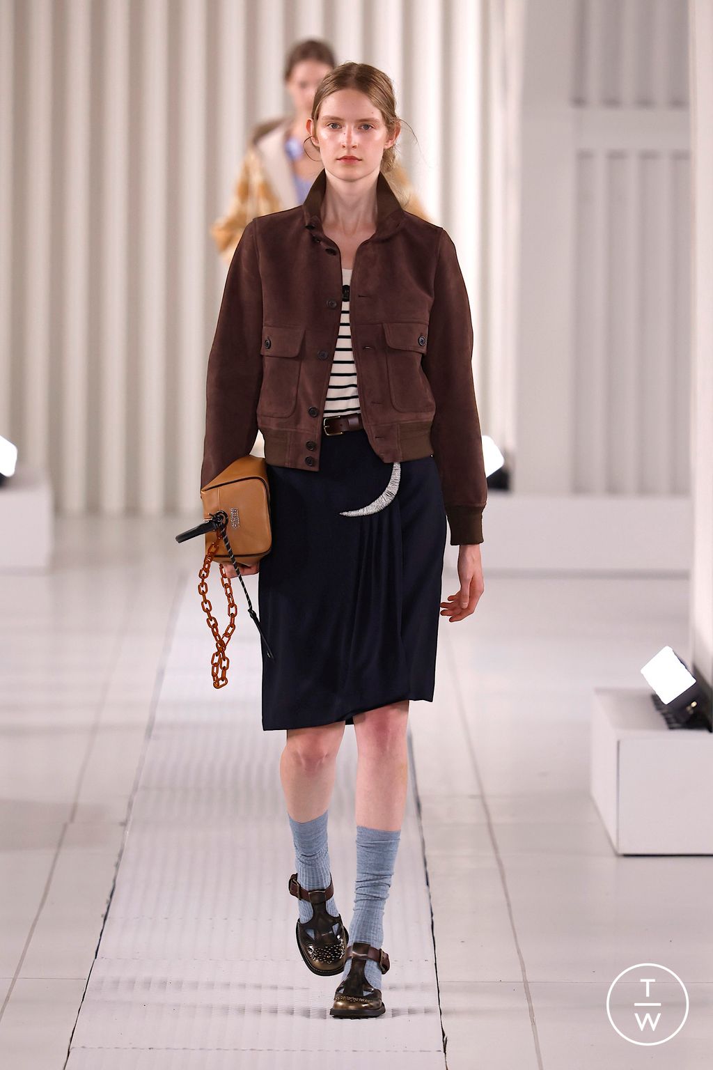 Fashion Week Milan Spring/Summer 2026 look 36 from the Onitsuka Tiger collection womenswear