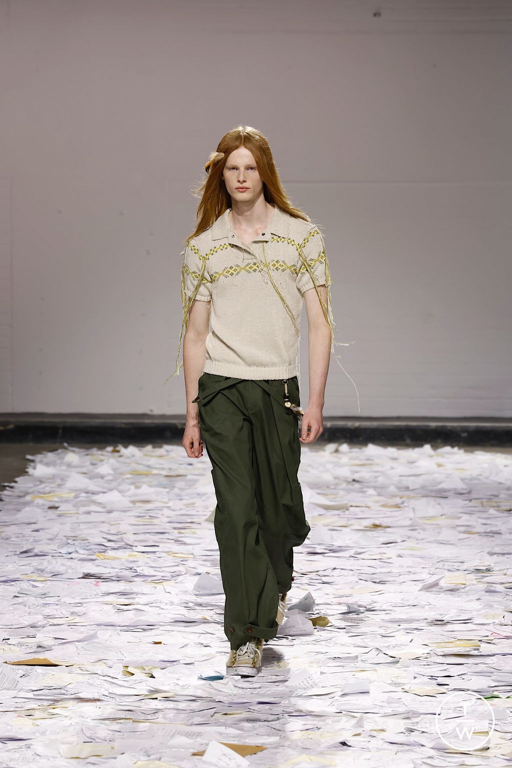 Fashion Week London Spring/Summer 2026 look 9 from the Oscar Ouyang collection womenswear