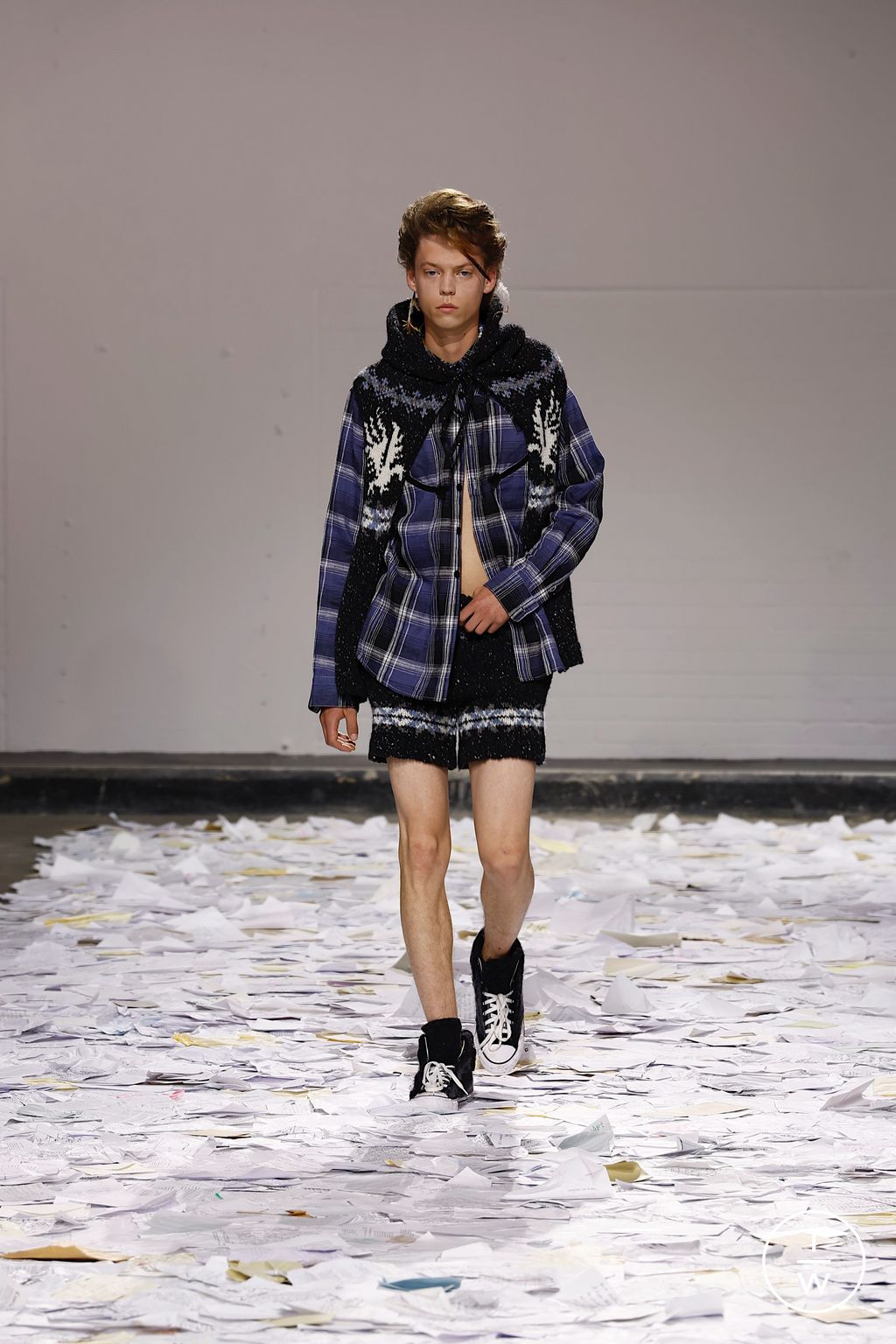 Fashion Week London Spring/Summer 2026 look 14 from the Oscar Ouyang collection womenswear