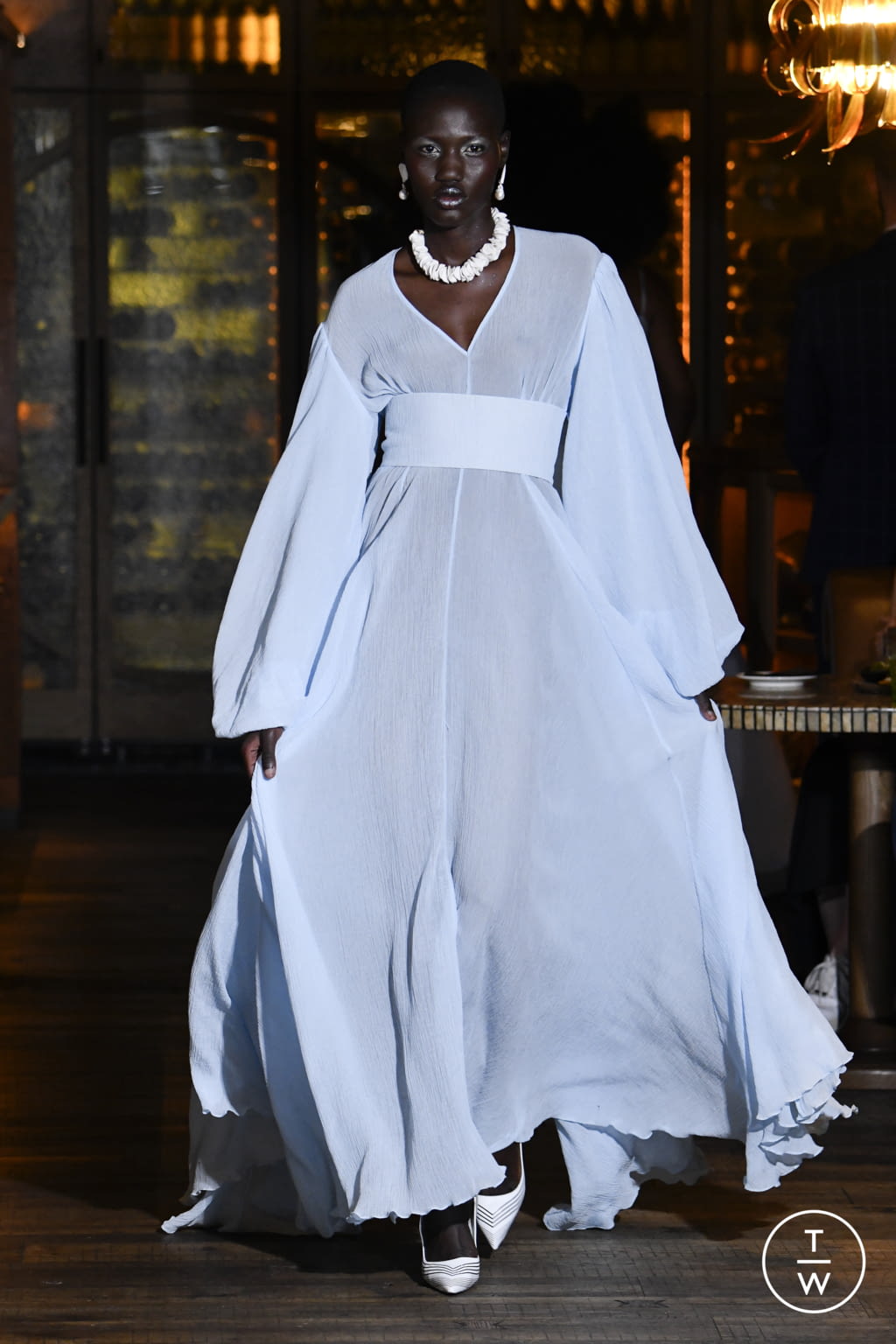 Fashion Week London Spring/Summer 2022 look 20 from the Osman collection womenswear