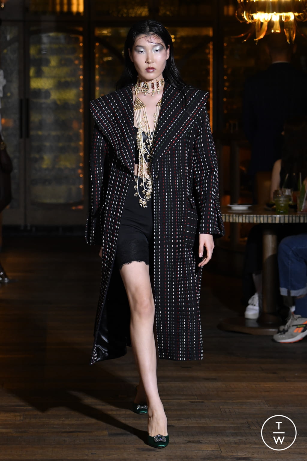 Fashion Week London Spring/Summer 2022 look 28 from the Osman collection womenswear