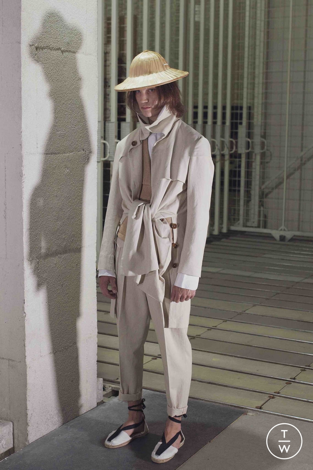 Fashion Week Paris Spring/Summer 2022 look 3 from the Oteyza collection menswear