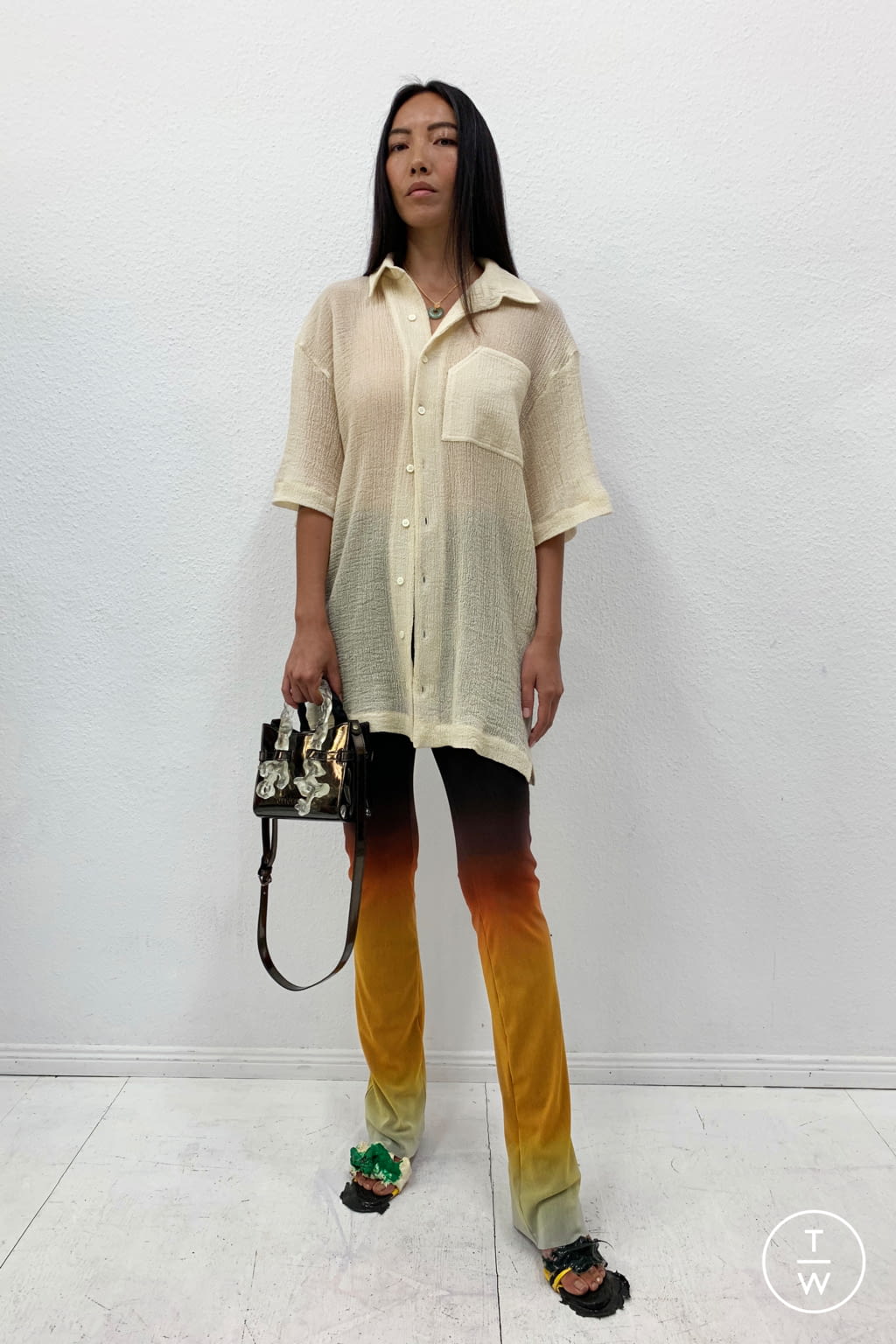 Fashion Week Paris Spring/Summer 2021 look 11 from the Ottolinger collection womenswear
