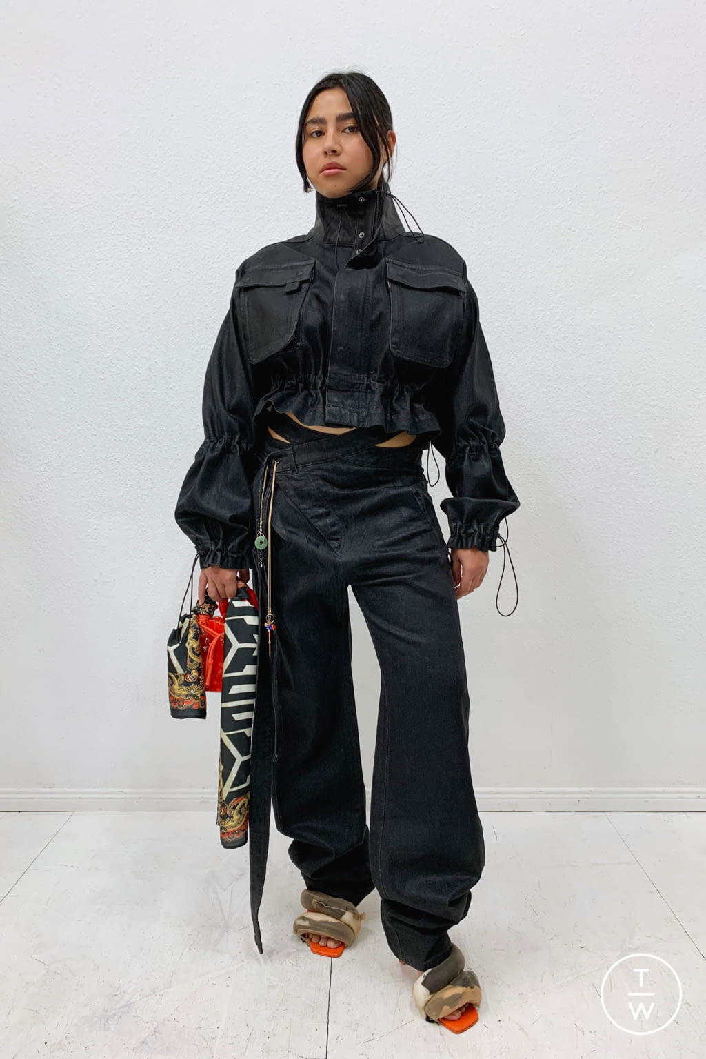Fashion Week Paris Spring/Summer 2021 look 24 from the Ottolinger collection womenswear