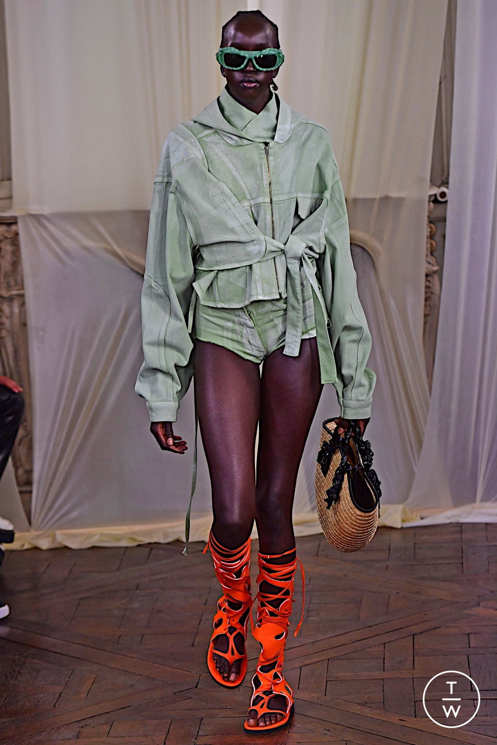 Fashion Week Paris Spring/Summer 2022 look 9 from the Ottolinger collection 女装