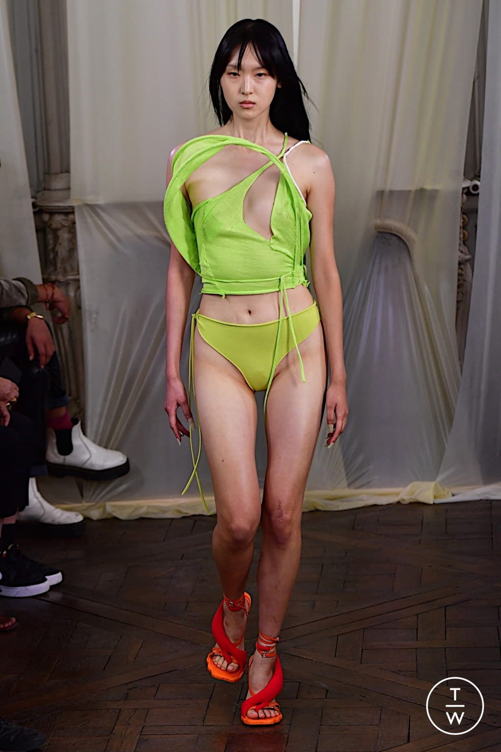 Fashion Week Paris Spring/Summer 2022 look 15 from the Ottolinger collection womenswear