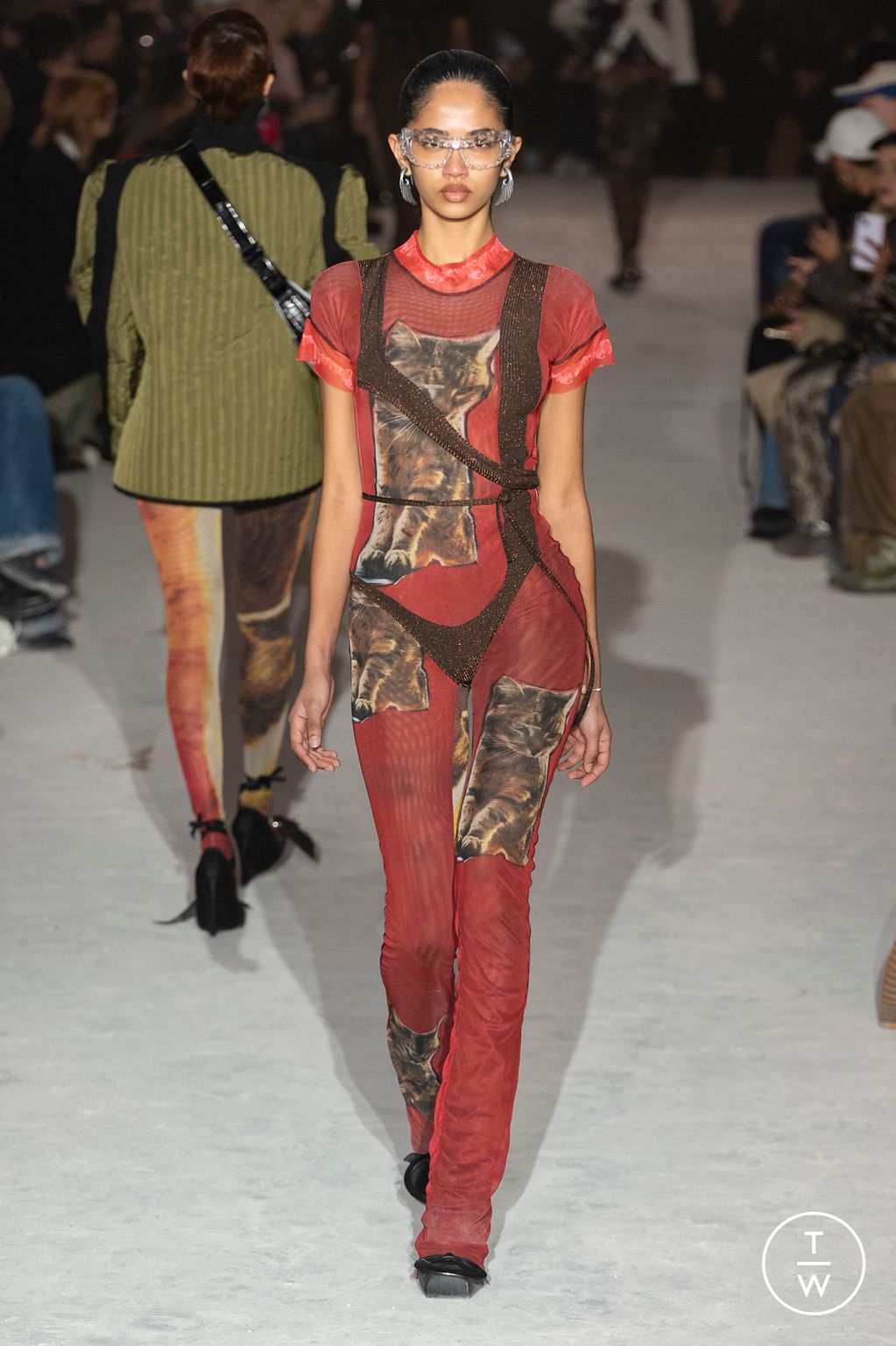 Fashion Week Paris Fall/Winter 2023 look 8 de la collection Ottolinger womenswear