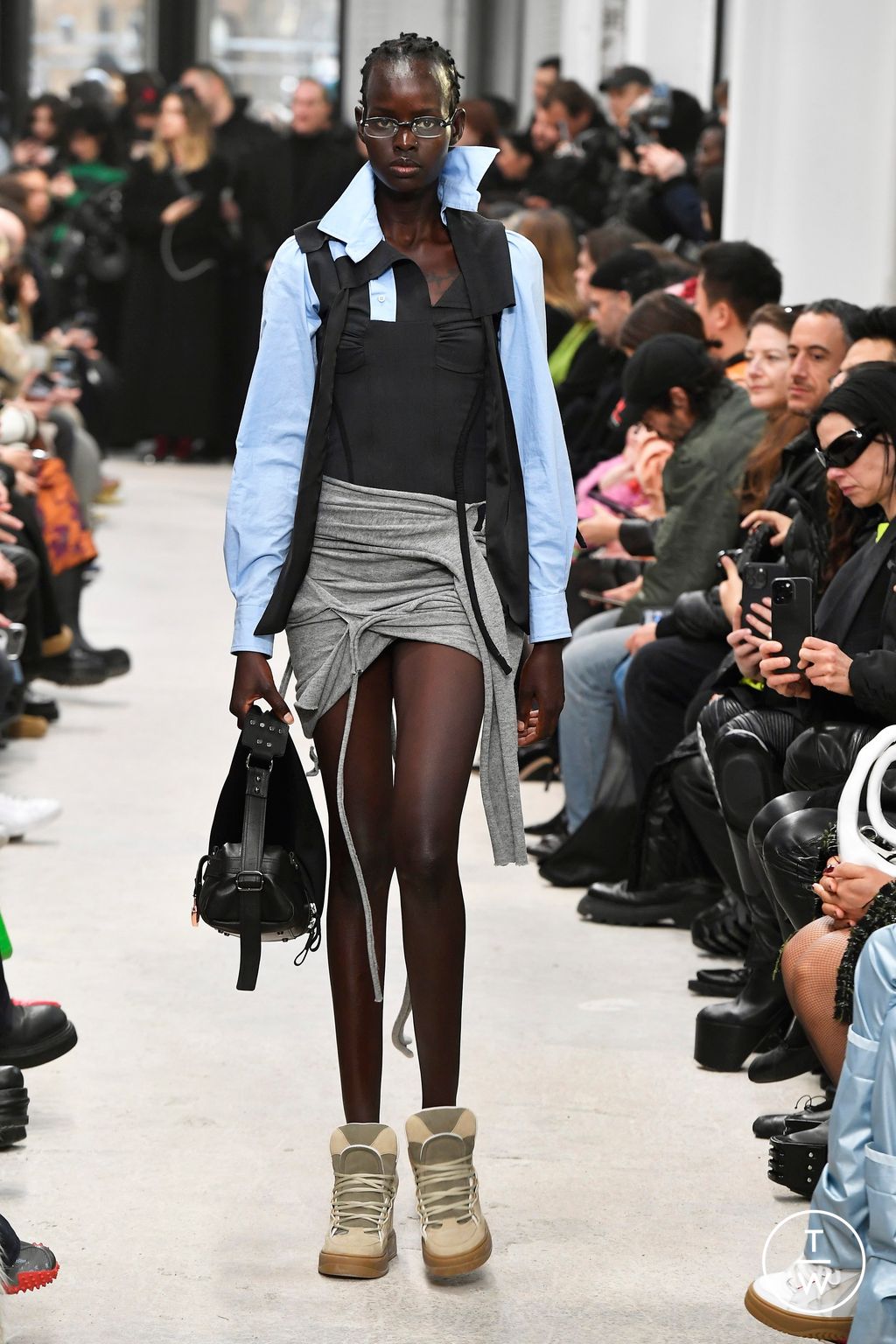 Fashion Week Paris Fall/Winter 2024 look 4 de la collection Ottolinger womenswear