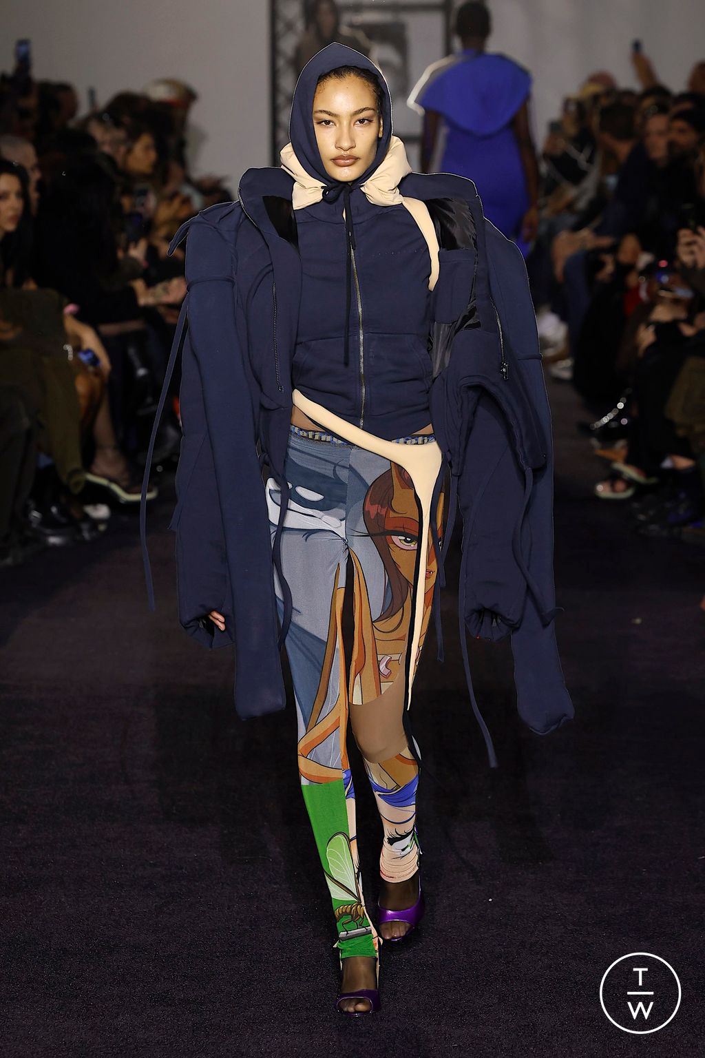 Fashion Week Paris Fall/Winter 2025 look 11 from the Ottolinger collection 女装