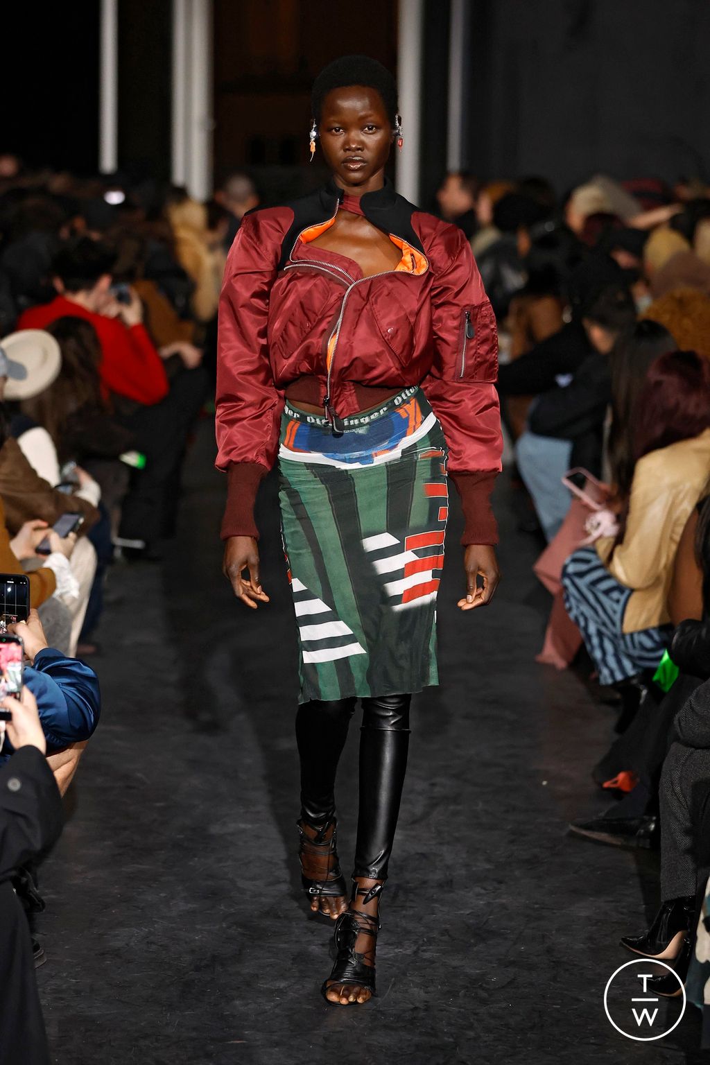 Fashion Week Paris Fall/Winter 2026 look 28 from the Ottolinger collection womenswear