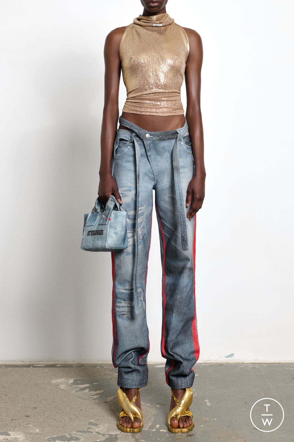 Fashion Week Paris Resort 2025 look 4 from the Ottolinger collection womenswear