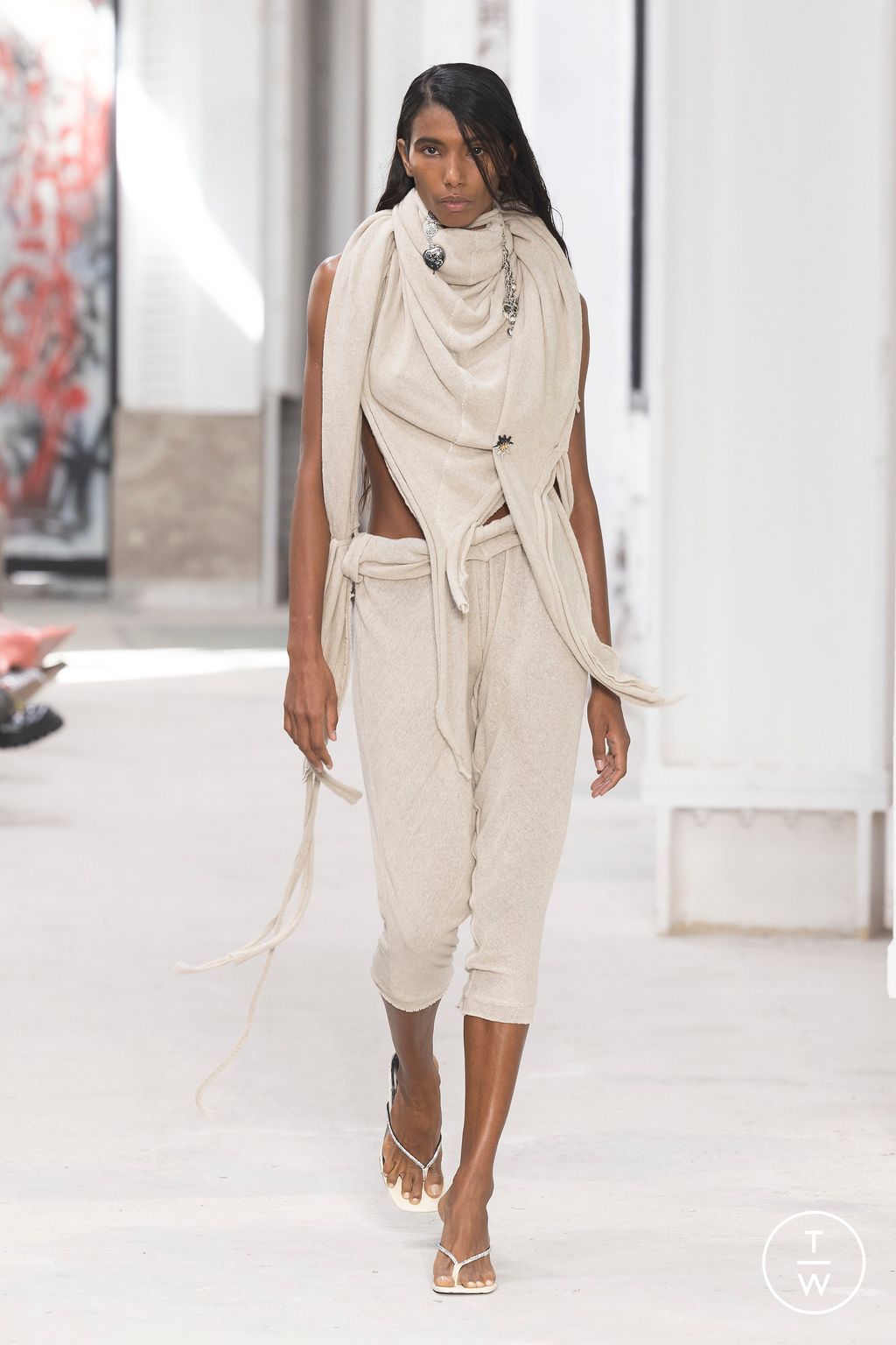 Fashion Week Paris Spring/Summer 2024 look 1 from the Ottolinger collection 女装