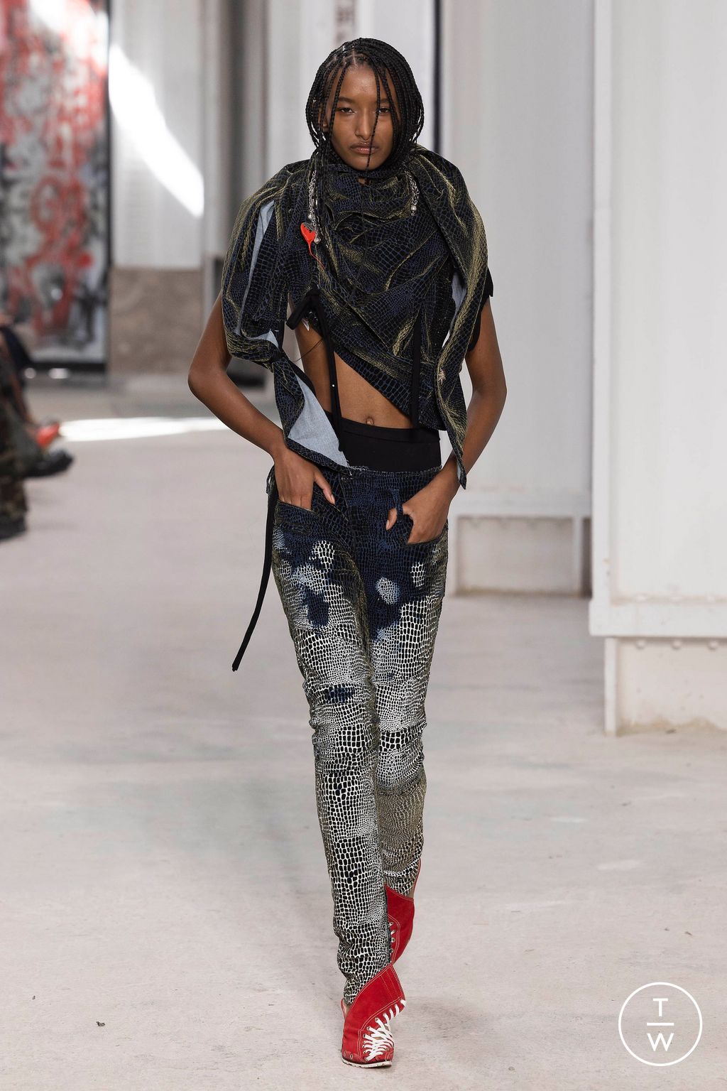 Fashion Week Paris Spring/Summer 2024 look 9 from the Ottolinger collection 女装