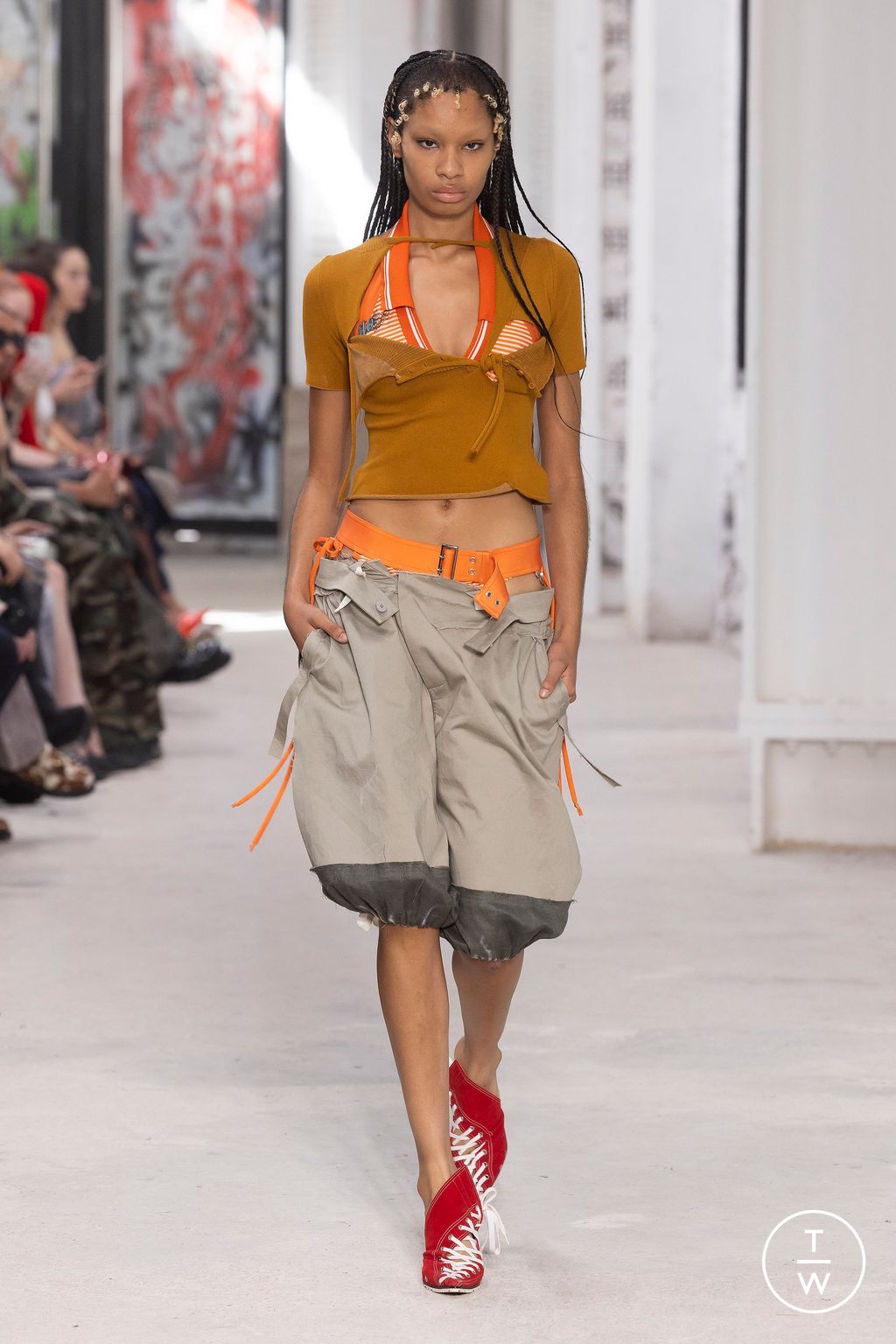 Fashion Week Paris Spring/Summer 2024 look 17 from the Ottolinger collection womenswear