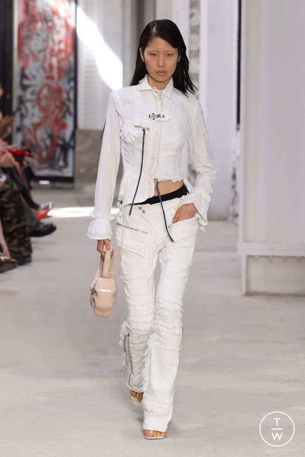Fashion Week Paris Spring/Summer 2024 look 37 from the Ottolinger collection womenswear