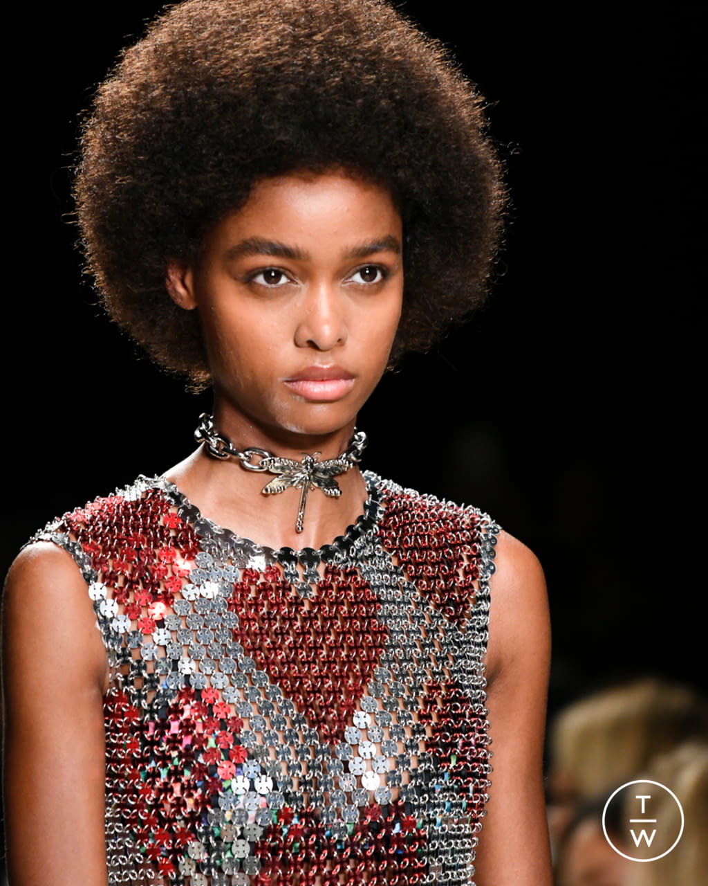 Fashion Week Paris Spring/Summer 2020 look 16 from the Rabanne collection womenswear accessories