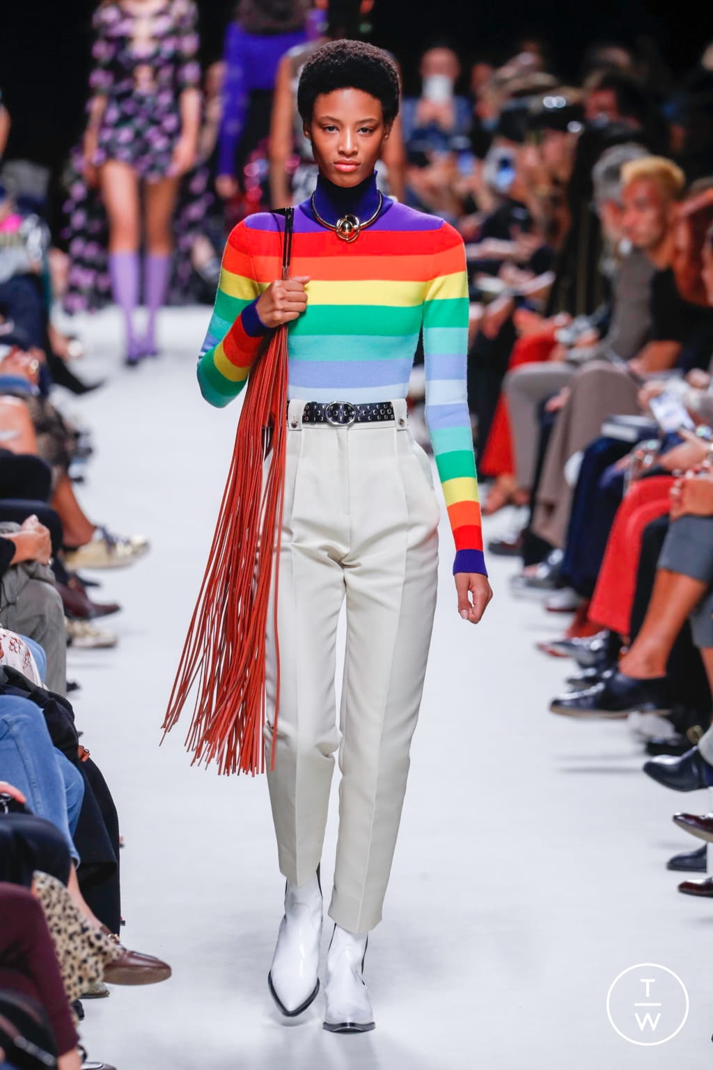 Fashion Week Paris Spring/Summer 2020 look 14 from the Paco Rabanne collection womenswear