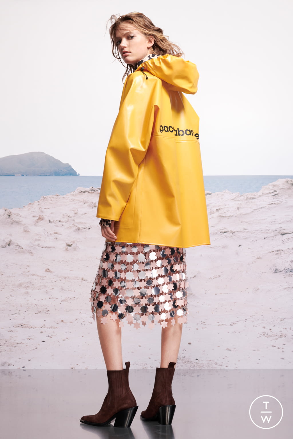 Fashion Week Paris Resort 2019 look 10 from the Rabanne collection womenswear