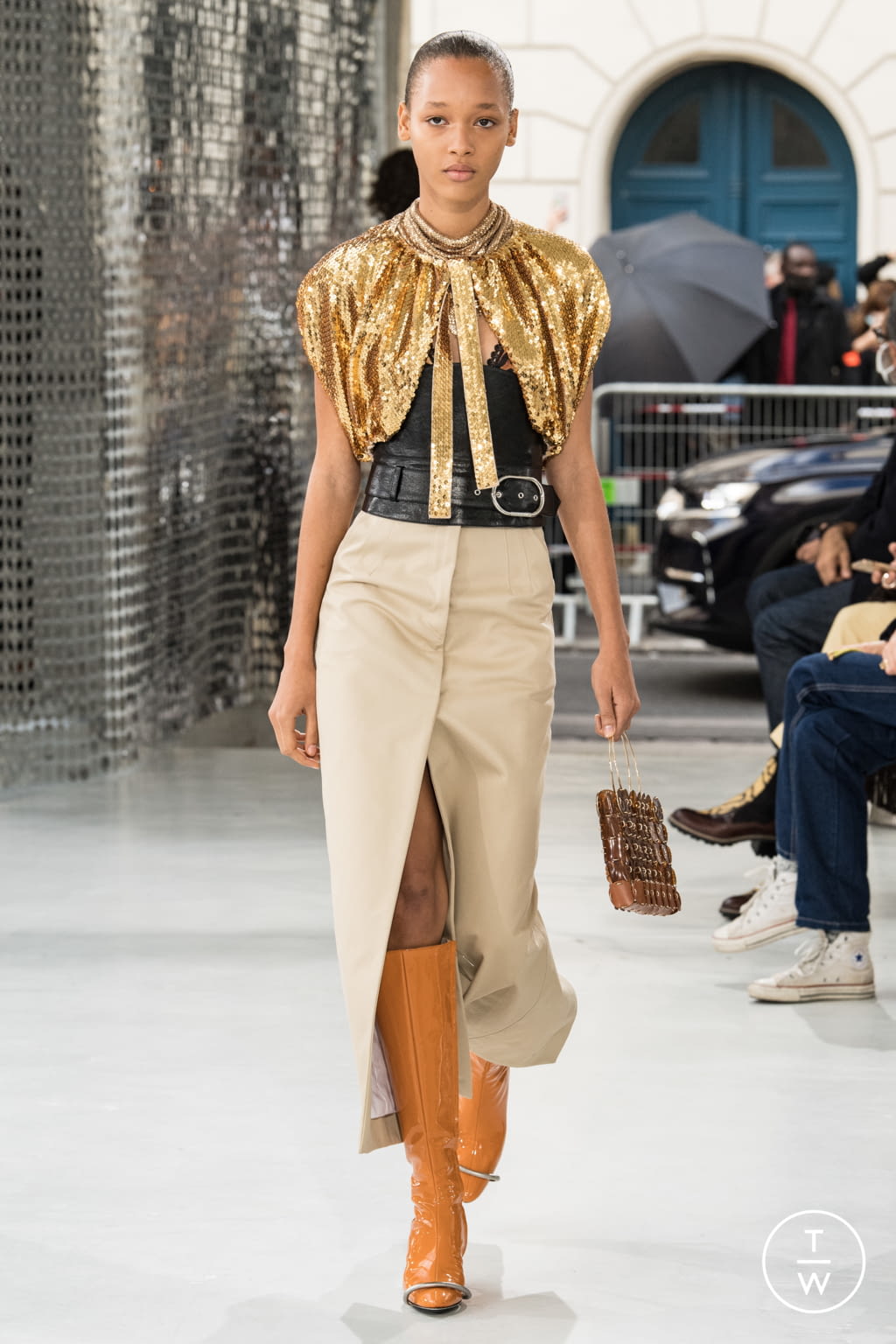 Fashion Week Paris Spring/Summer 2021 look 14 from the Rabanne collection womenswear