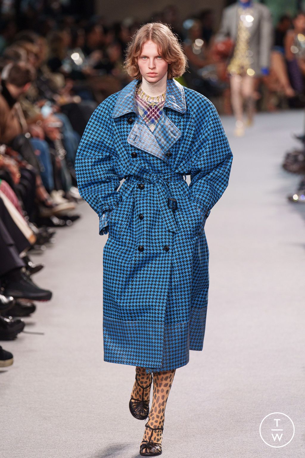 Fashion Week Paris Fall/Winter 2024 look 15 de la collection Rabanne womenswear