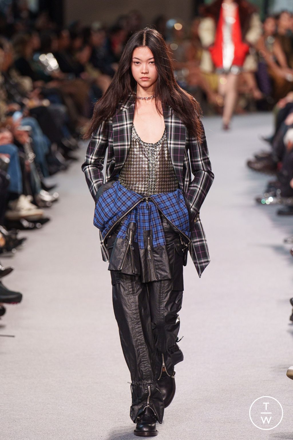 Fashion Week Paris Fall/Winter 2024 look 17 de la collection Rabanne womenswear
