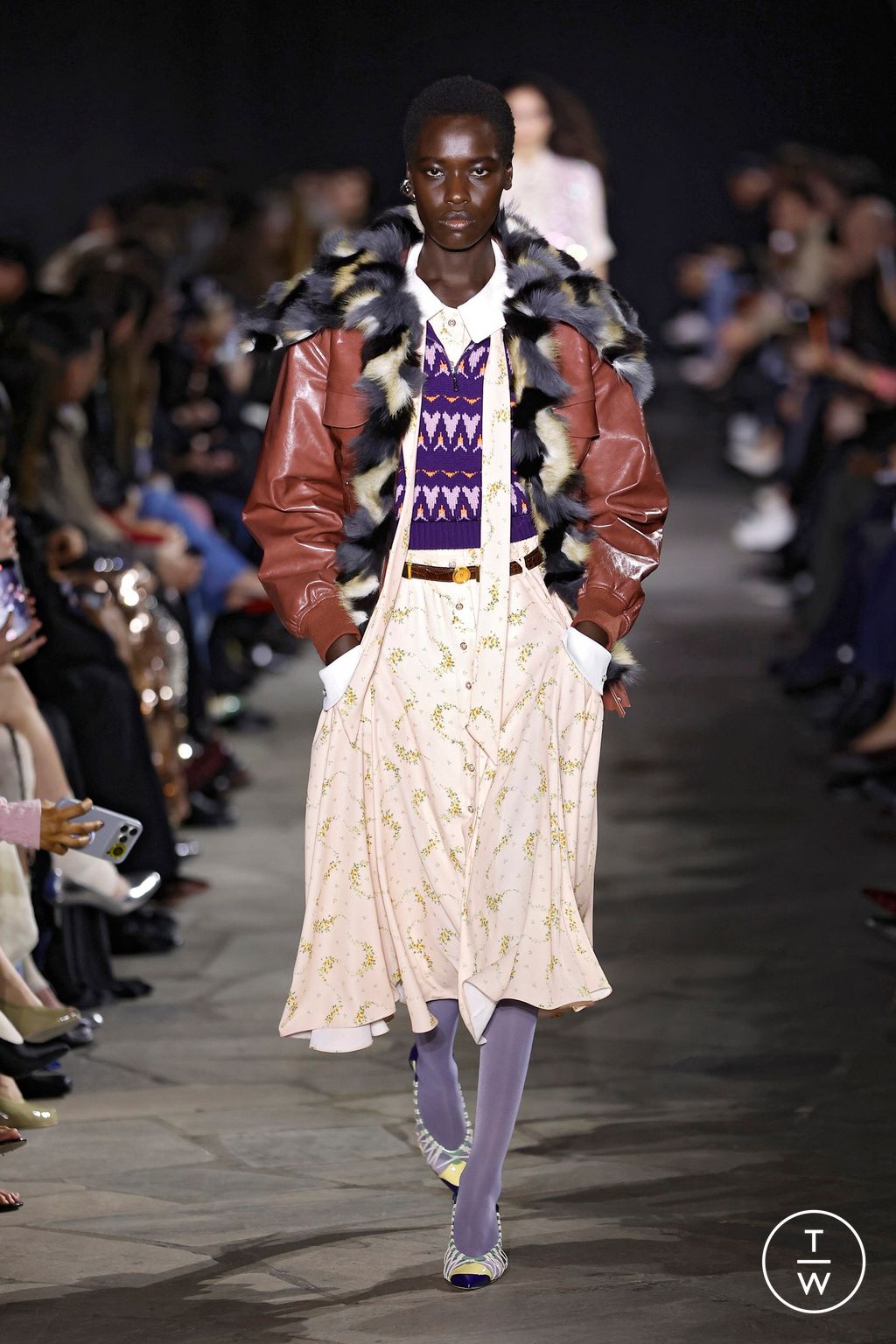 Fashion Week Paris Fall/Winter 2026 look 4 from the Rabanne collection womenswear