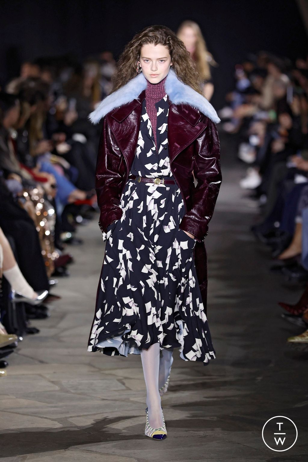 Fashion Week Paris Fall/Winter 2026 look 8 de la collection Rabanne womenswear