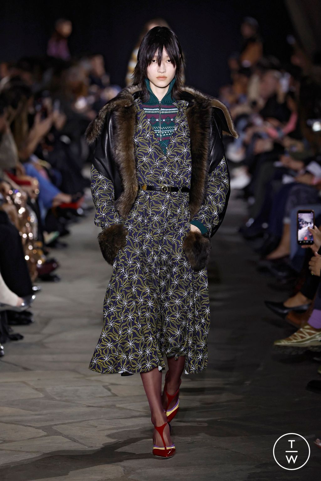 Fashion Week Paris Fall/Winter 2026 look 19 de la collection Rabanne womenswear