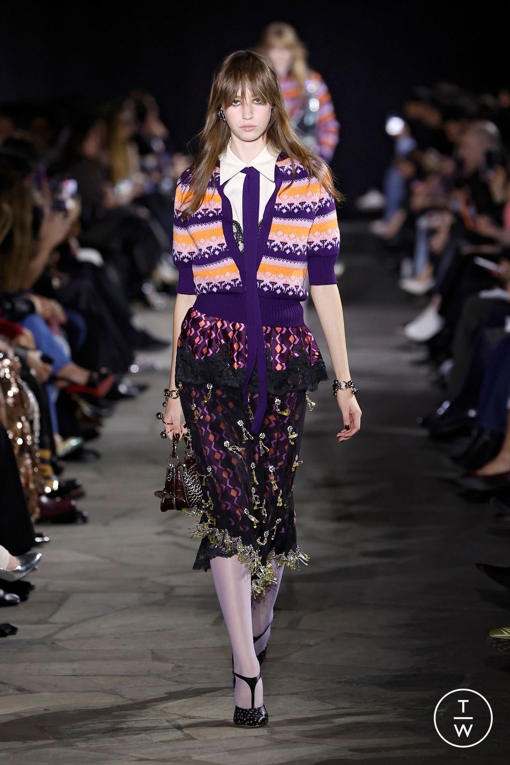 Fashion Week Paris Fall/Winter 2026 look 25 de la collection Rabanne womenswear