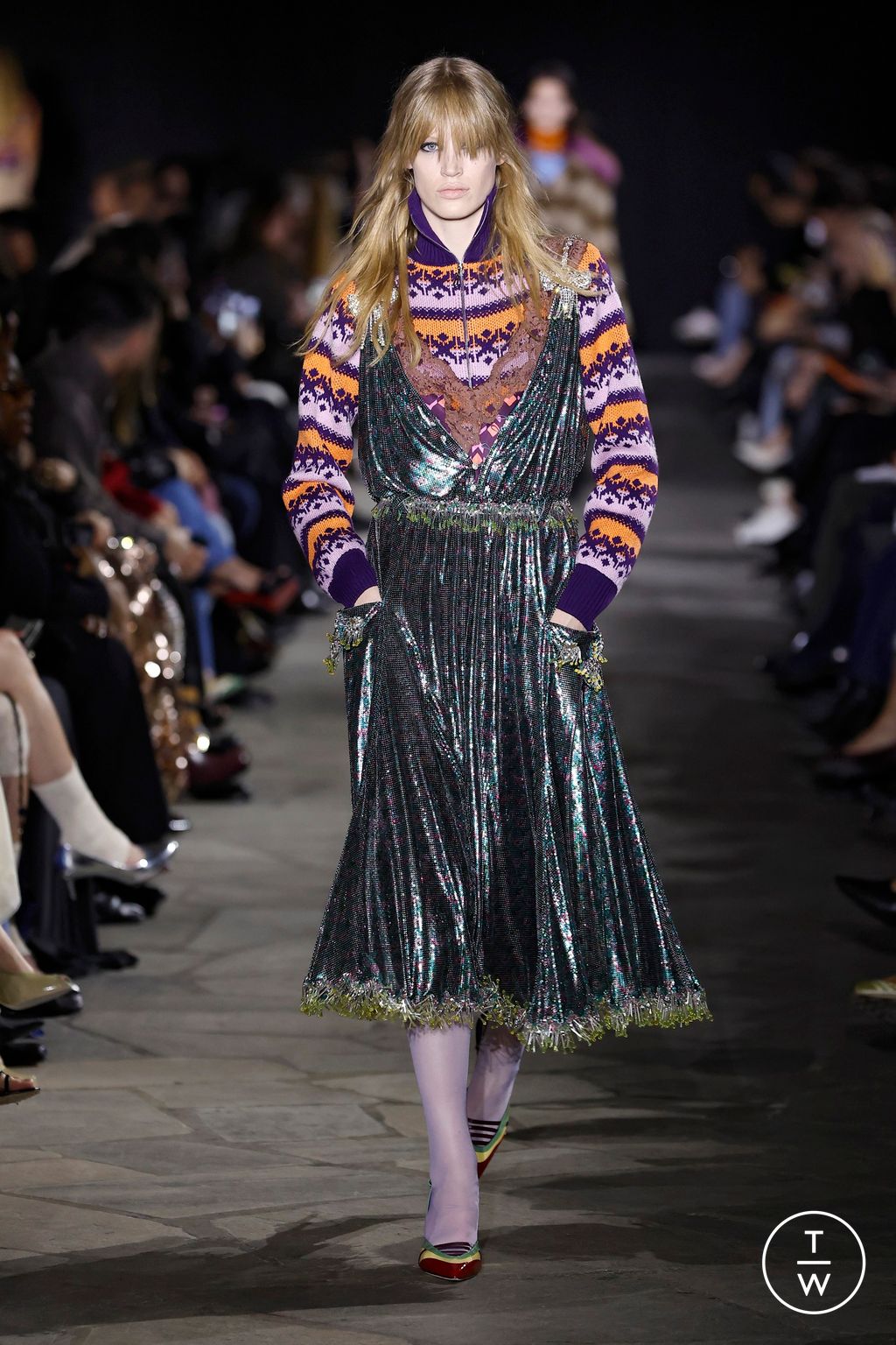 Fashion Week Paris Fall/Winter 2026 look 26 de la collection Rabanne womenswear