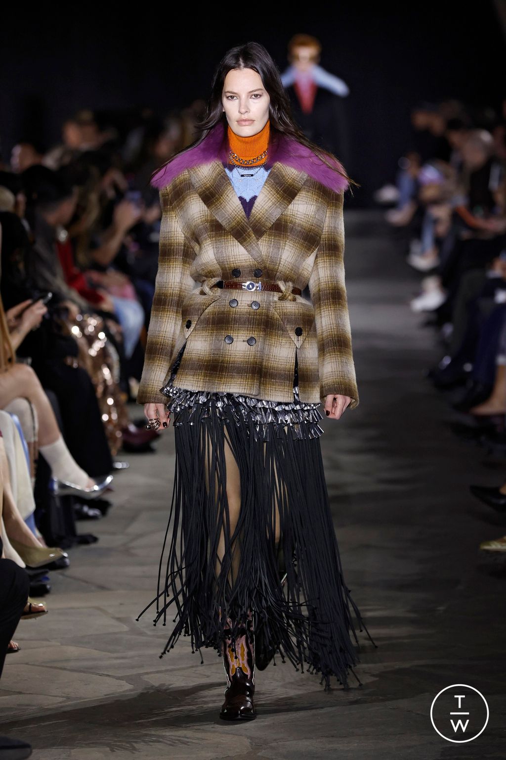 Fashion Week Paris Fall/Winter 2026 look 27 from the Rabanne collection 女装