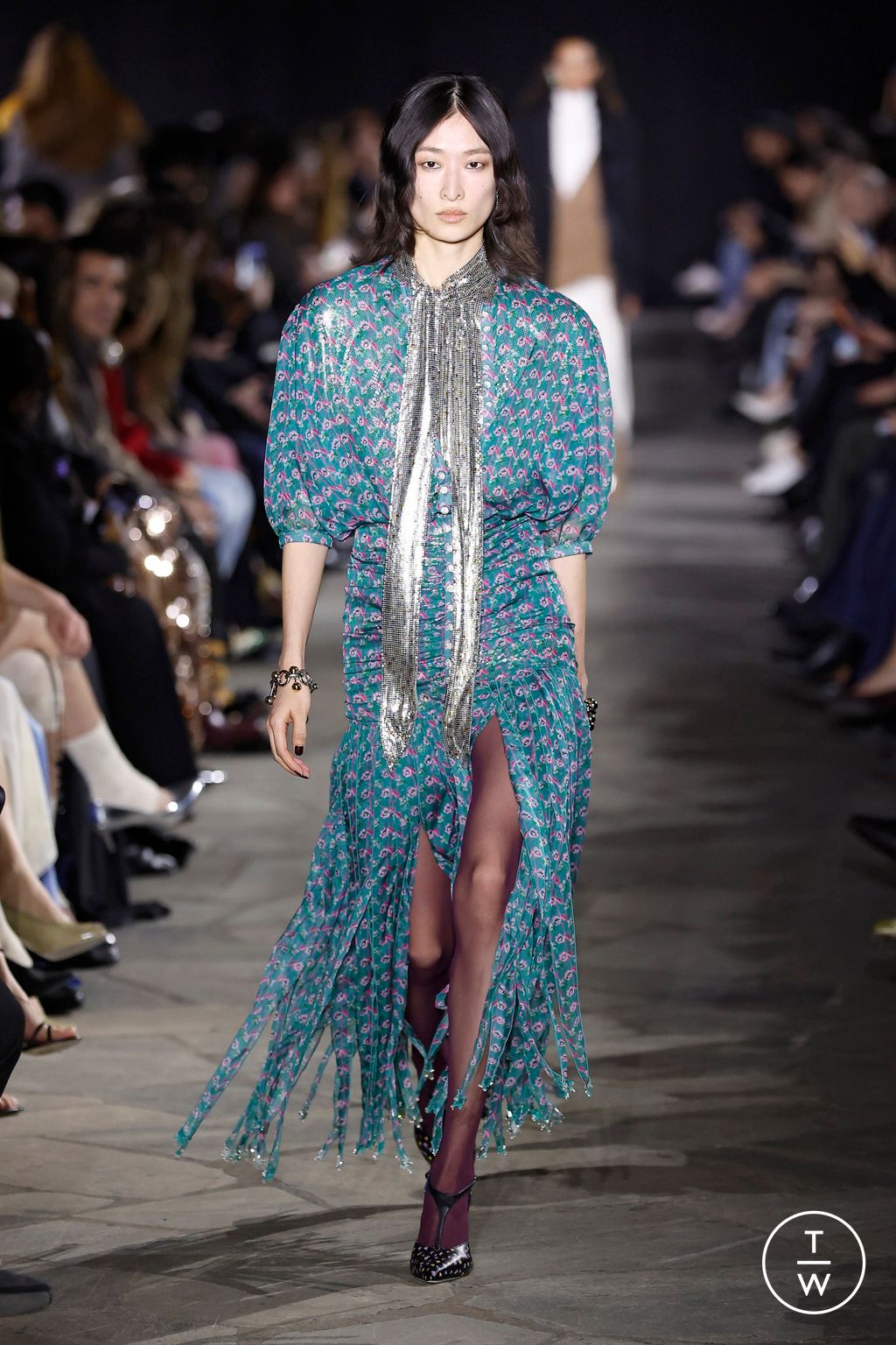 Fashion Week Paris Fall/Winter 2026 look 32 de la collection Rabanne womenswear